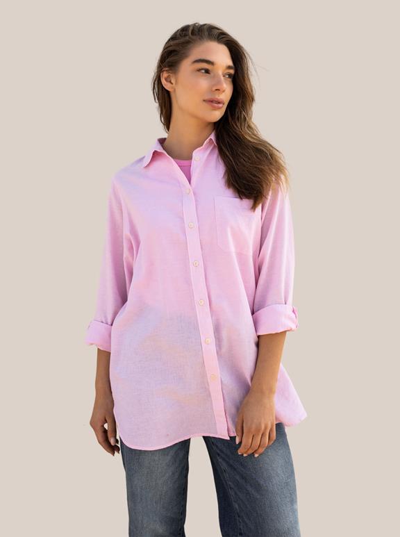 Blouse Jasmine Pink via Shop Like You Give a Damn