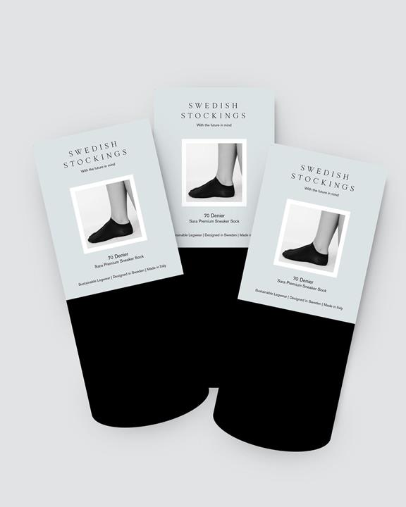 Sara Sneaker Socks Bundle 3 Pairs Black 1