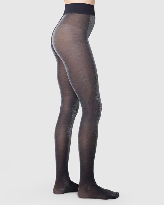 Cornelia Glanzende Panty Zwart 3