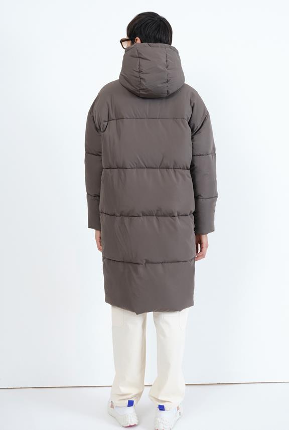 Elphin Puffer Coat Black Olive from Shop Like You Give a Damn