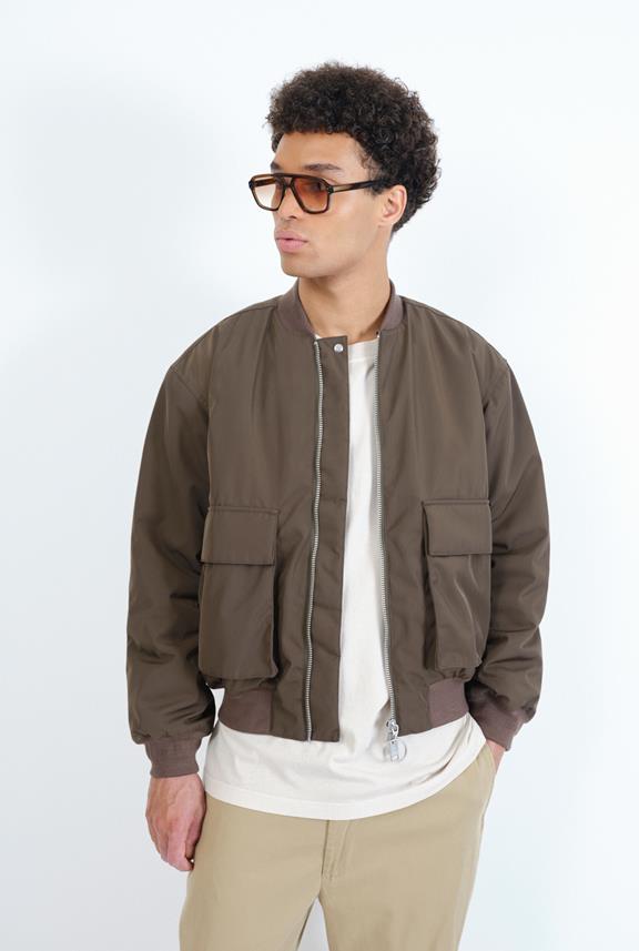 Mapes Bomber Jacket Black Olive from Shop Like You Give a Damn