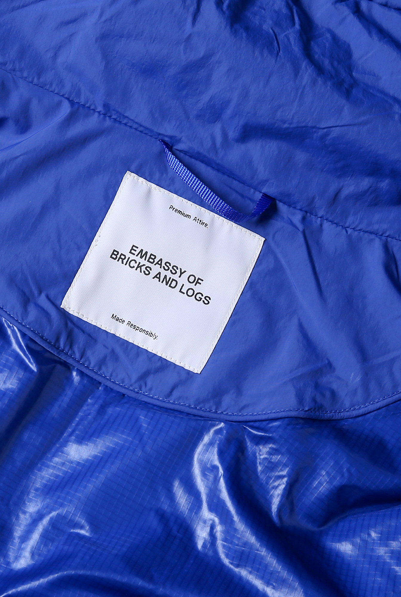 Telkwa Puffer Jacket Emb Blue from Shop Like You Give a Damn