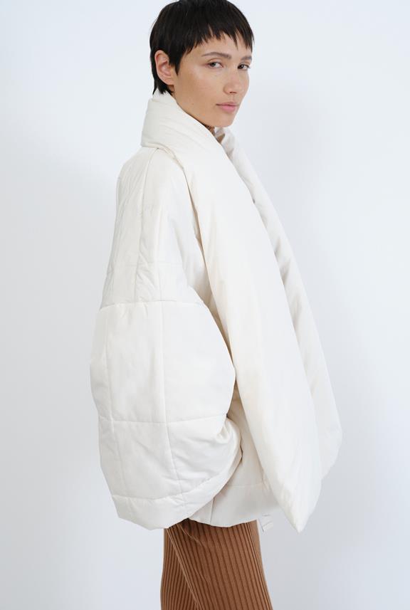 Chiba Puffer Jacket Off White from Shop Like You Give a Damn