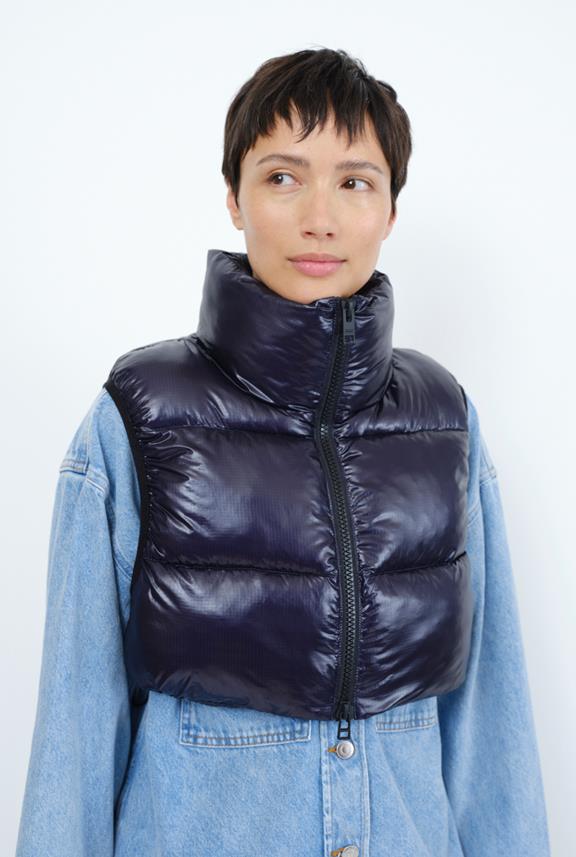 Vienna Puffer Vest Dark Navy from Shop Like You Give a Damn