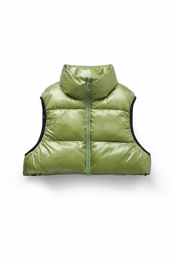 Vienna Puffer Vest Moss Green from Shop Like You Give a Damn
