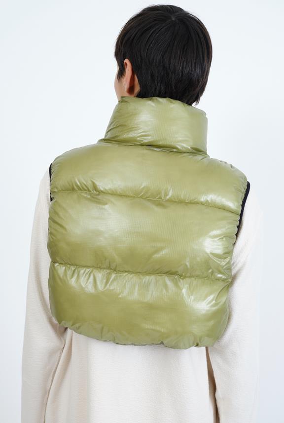 Vienna Puffer Vest Moss Green from Shop Like You Give a Damn