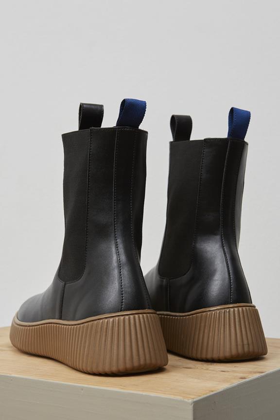 London Chelsea Boots Black/Rubber from Shop Like You Give a Damn