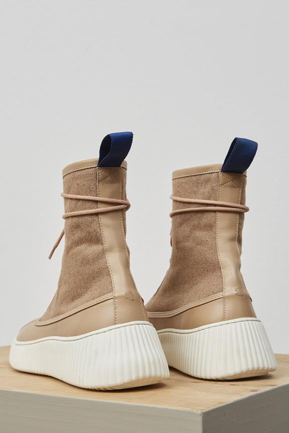 Fulham Duck Boot Beige/Cream from Shop Like You Give a Damn