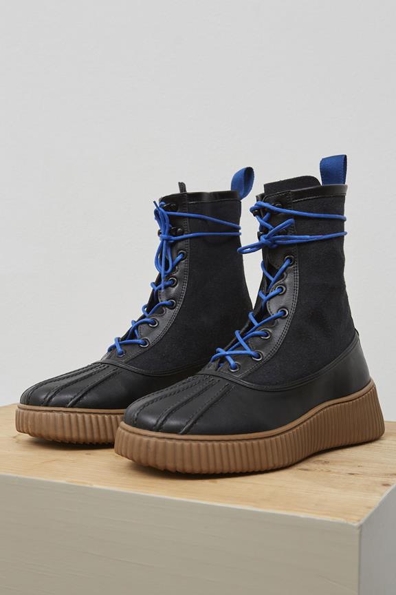 Fulham Duck Boots Black/Rubber via Shop Like You Give a Damn