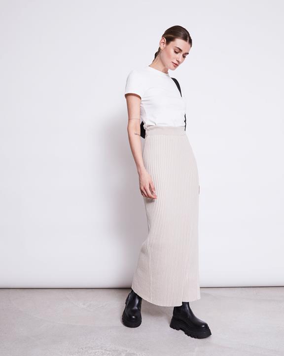 Gebreide Rok Ebba Ivoor from Shop Like You Give a Damn