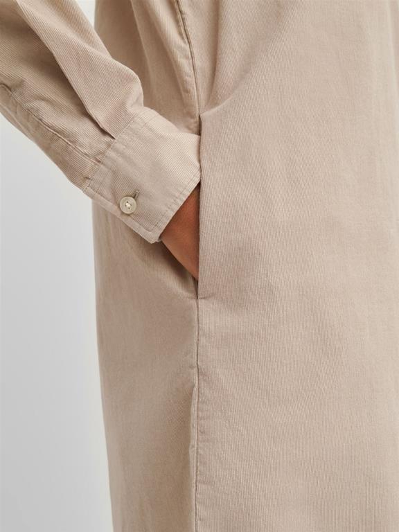 Overhemdjurk Corduroy Beige from Shop Like You Give a Damn