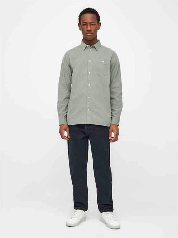 Overhemd Corduroy Regular Fit Groen via Shop Like You Give a Damn