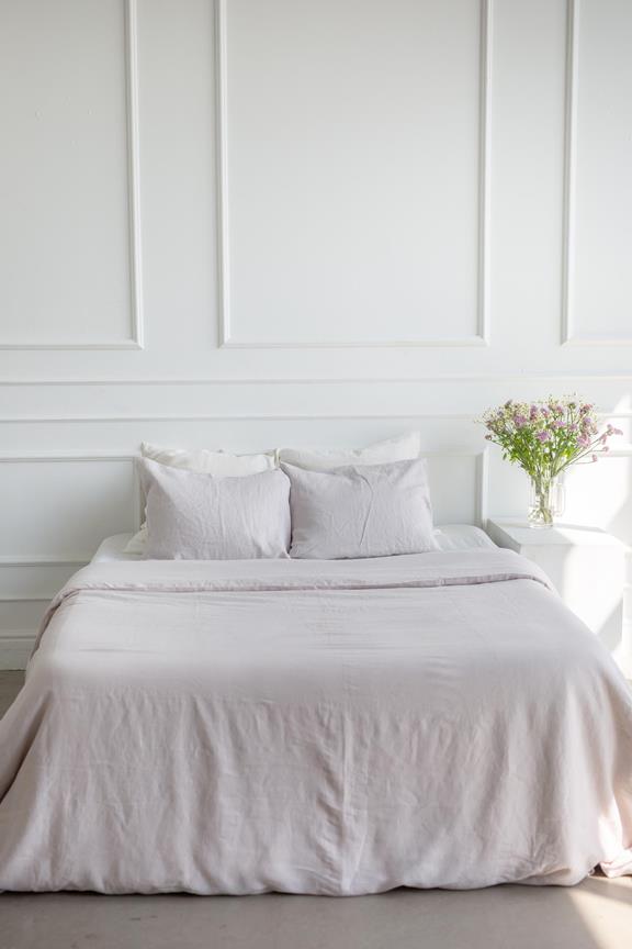 Linen Bedding Set Cream 4