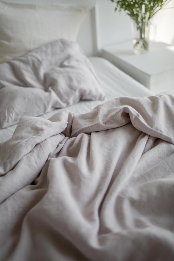 Linen Bedding Set Cream 8