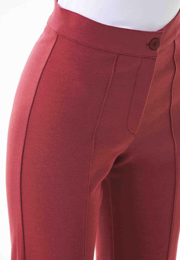 Flared Pants Organic Cotton And Tencelâ¢ Modal Red from Shop Like You Give a Damn