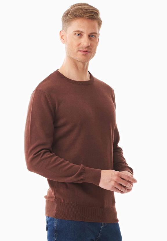 Organic Cotton Sweater Brown from Shop Like You Give a Damn