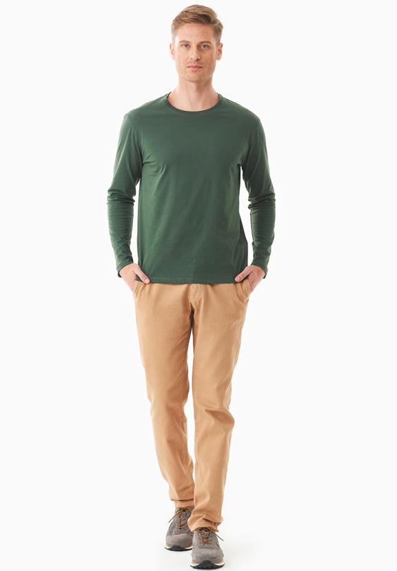 Long Sleeve Shirt Organic Cotton Green 2