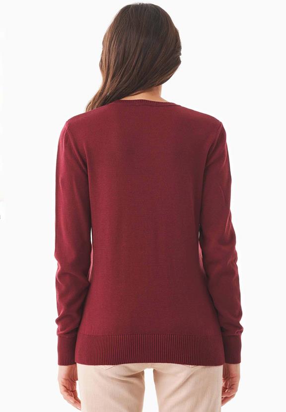 Organic Cotton Sweater Red 5