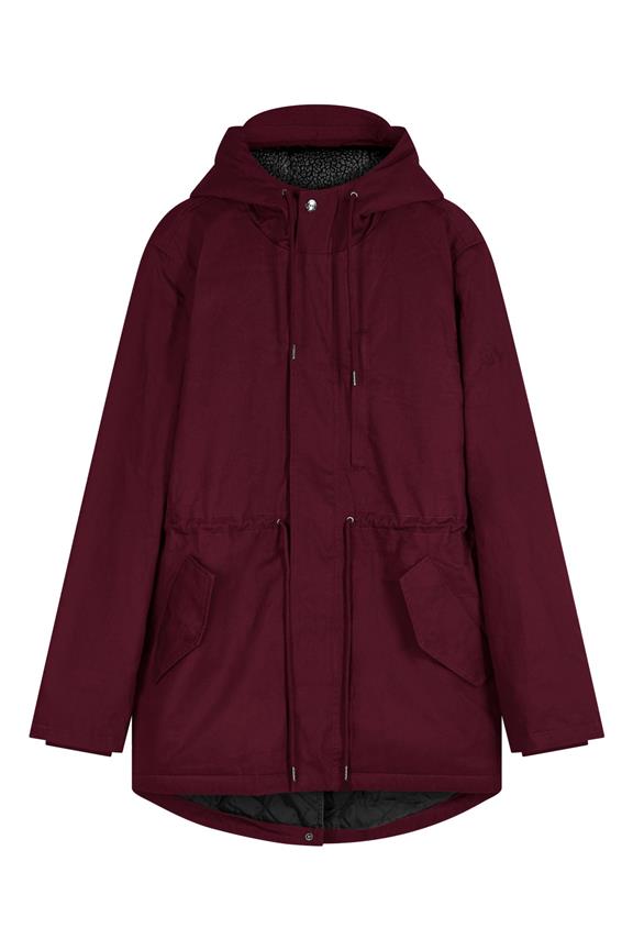 Parka Wilson Water Resistant Organic Cotton Wine Red 1
