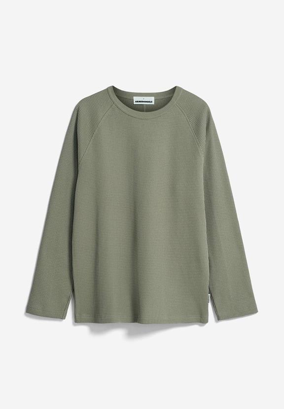 Long Sleeve Josuaa Waffle Green 4