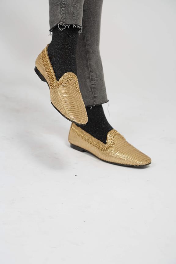 Loafers Ny Metallic Gold 6