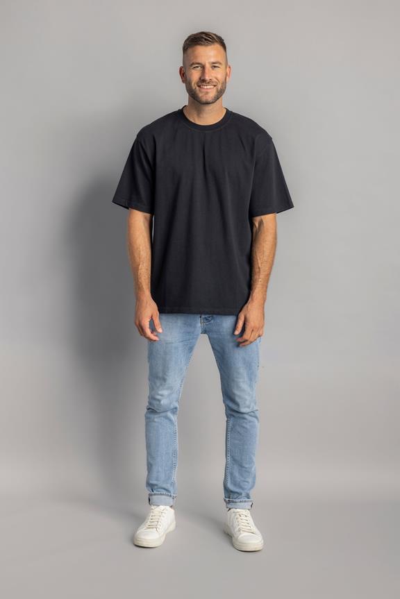 T-Shirt Heavy Cotton Oversized Black 2