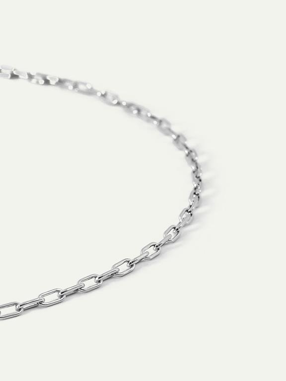 Long Anchor Chain Silver 1