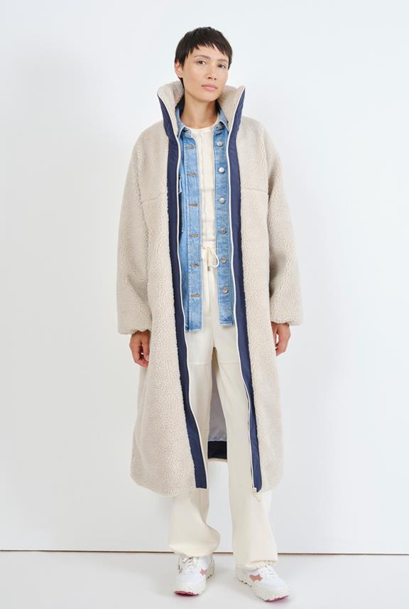 Coat Lille Sherpa Nature from Shop Like You Give a Damn