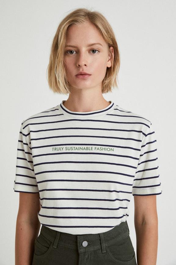 T-Shirt Striped truly Sustainable Fashion  1