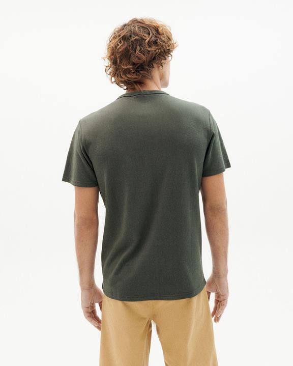 T-Shirt Hemp Thick Dark Green  4