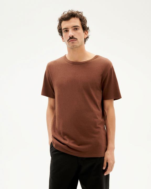  T-Shirt Hemp Thick Brown 1