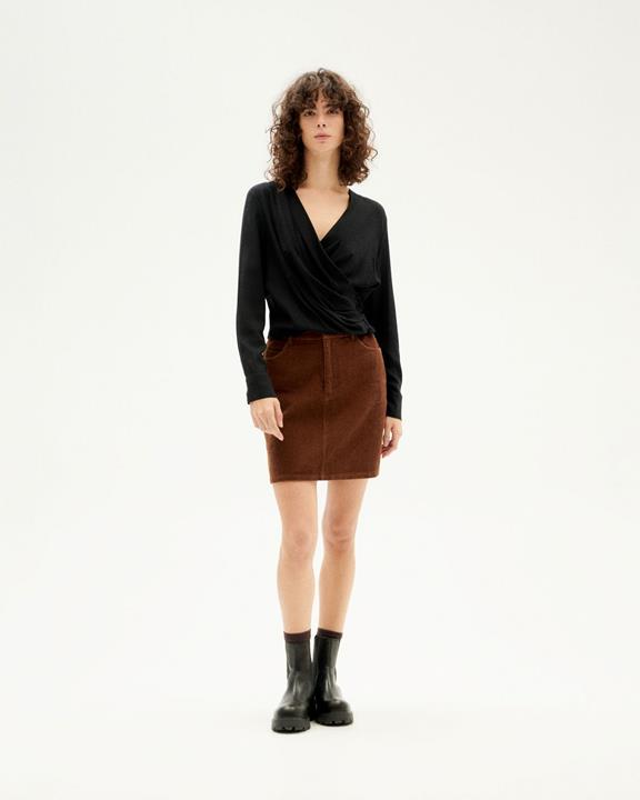 Skirt Marsha Corduroy Brown from Shop Like You Give a Damn