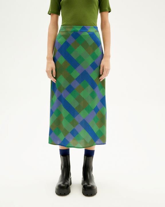 Skirt Lua Plot Green via Shop Like You Give a Damn