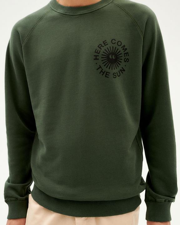 Sweatshirt Happy Sun Green from Shop Like You Give a Damn