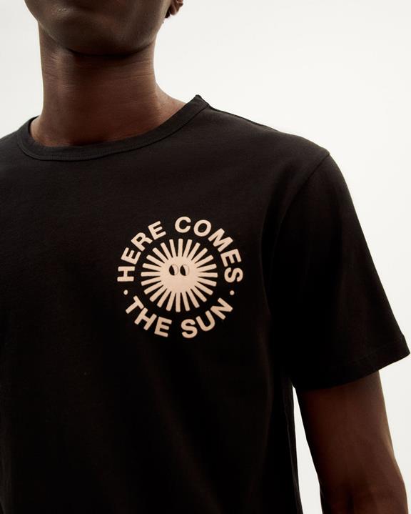 T-Shirt Happy Sun Black from Shop Like You Give a Damn