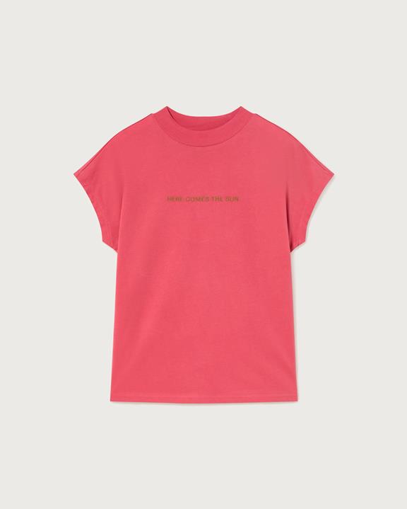 T-Shirt Here Comes The Sun Pink from Shop Like You Give a Damn