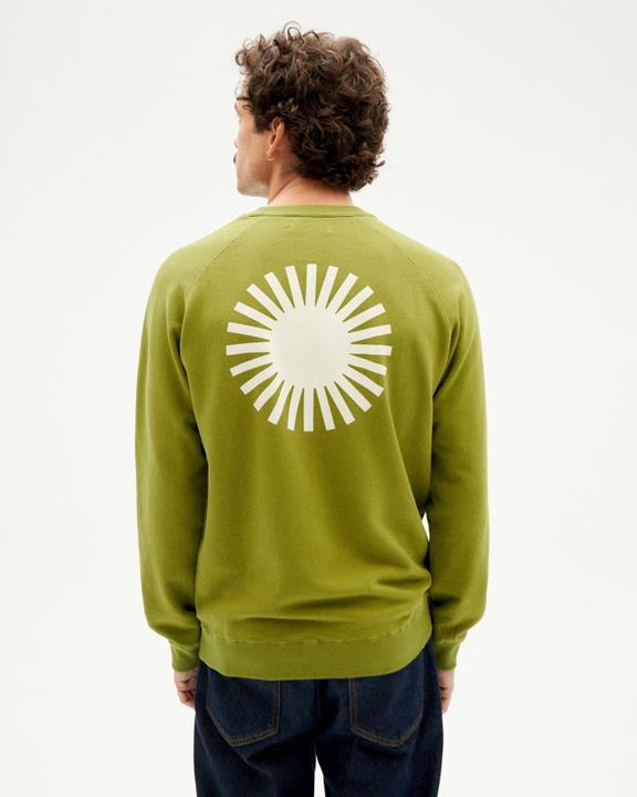 Sweatshirt Sun Green White from Shop Like You Give a Damn