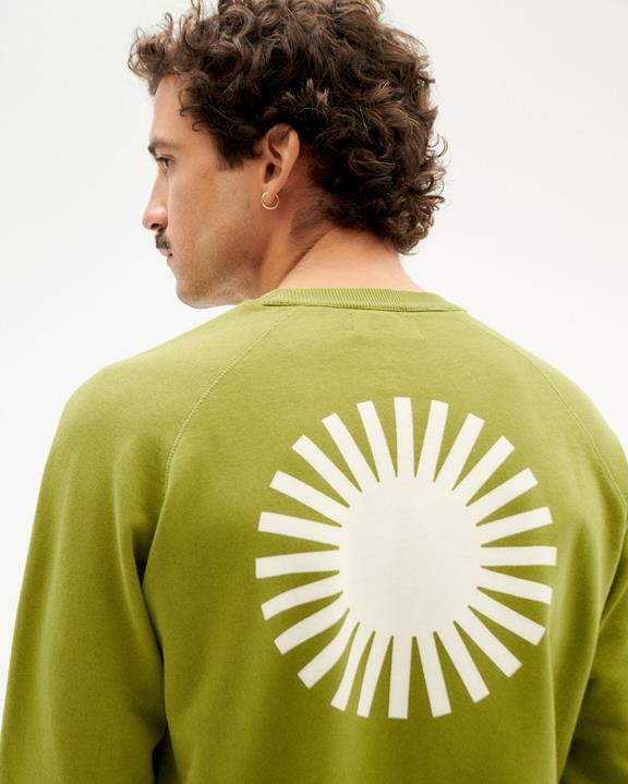 Sweatshirt Sun Green White from Shop Like You Give a Damn