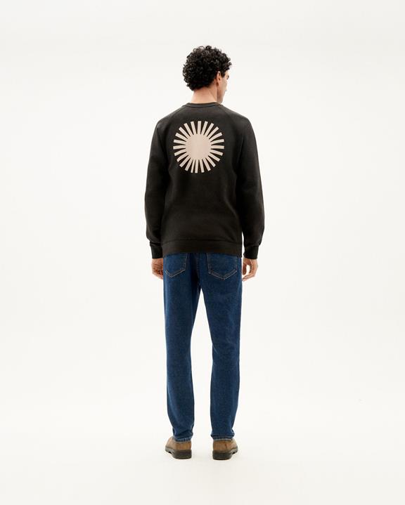 Sweatshirt Sun Black Ecru  5
