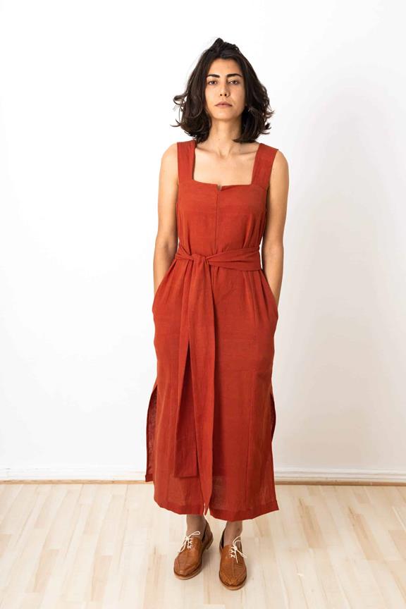 Dress Shanti  Mahagony Red 2