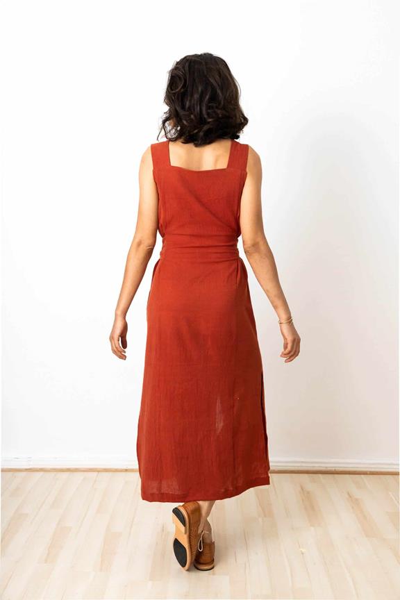 Dress Shanti  Mahagony Red 4