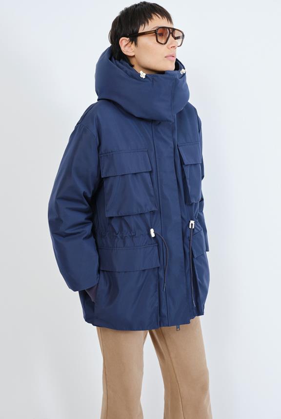 Norfolk Parka Donker Marine from Shop Like You Give a Damn