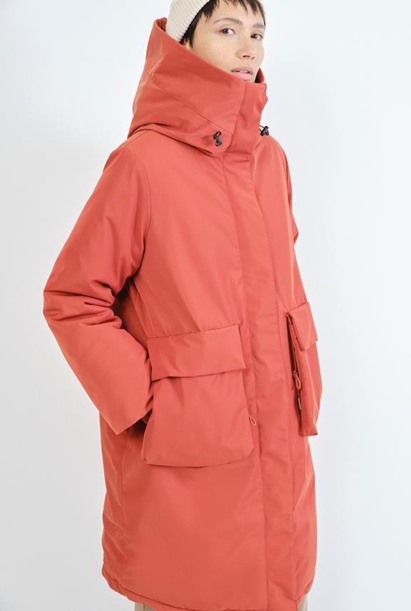 Mount Pearl Utility Parka Burnt Red from Shop Like You Give a Damn