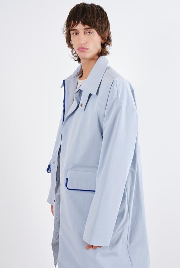 Blyn Puffer Coat Dusk Light Blue from Shop Like You Give a Damn