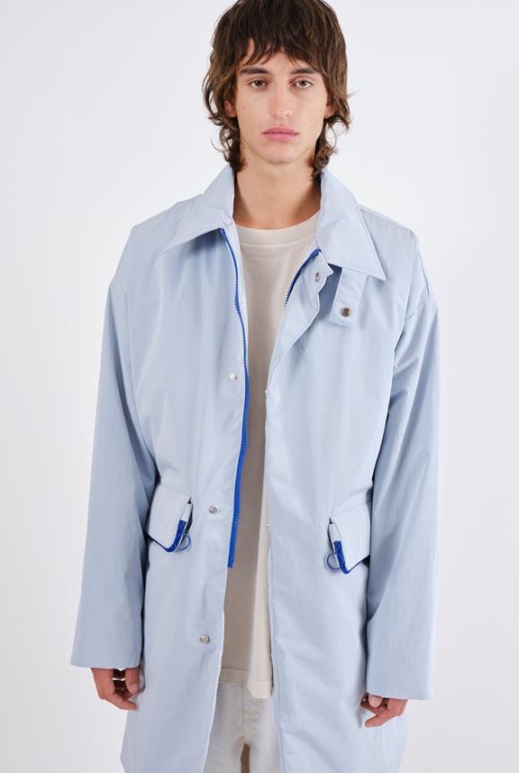 Blyn Puffer Coat Dusk Light Blue from Shop Like You Give a Damn