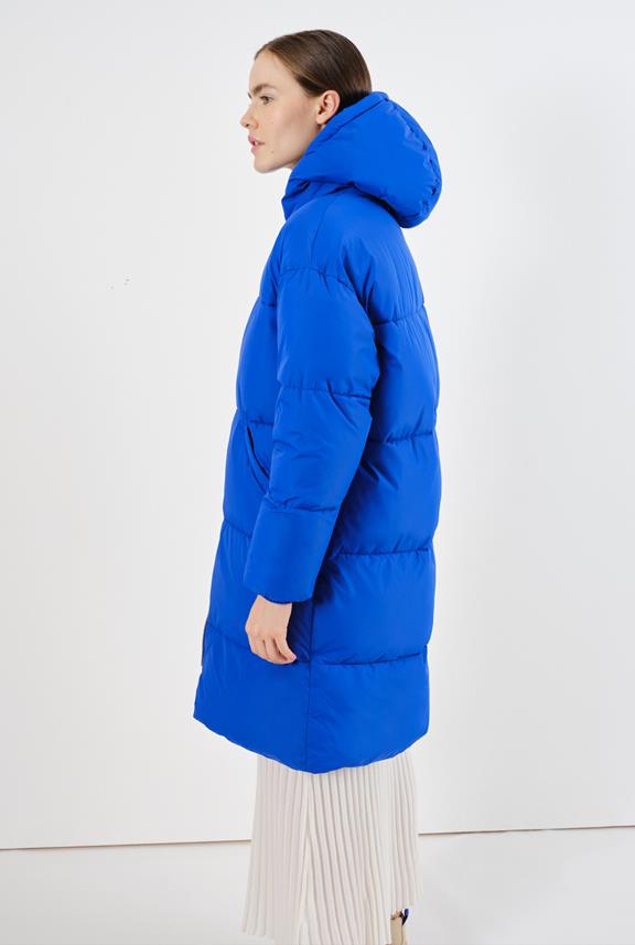 Elphin Puffer Coat Emb Blue from Shop Like You Give a Damn