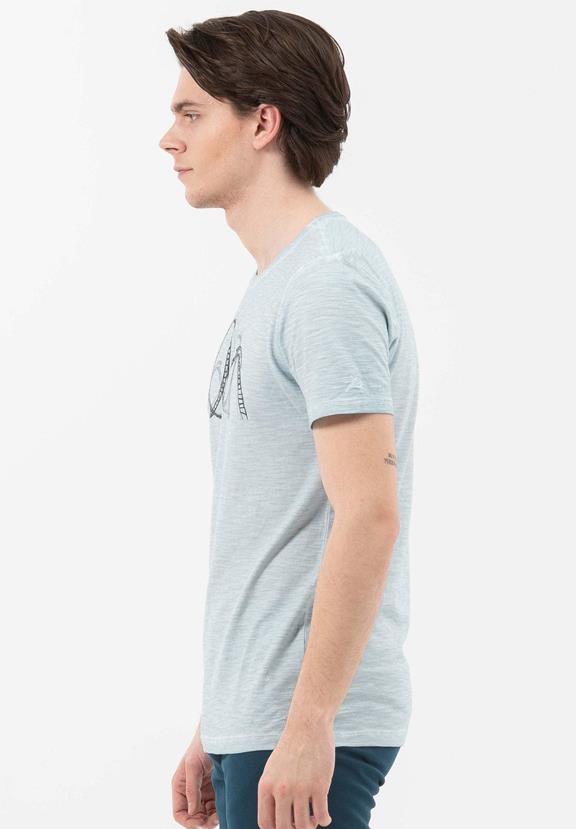 T-Shirt Organic Cotton Rollercoaster Print from Shop Like You Give a Damn