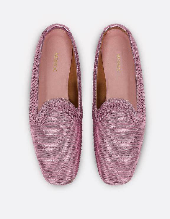 Loafers Ny Pink Metallic via Shop Like You Give a Damn