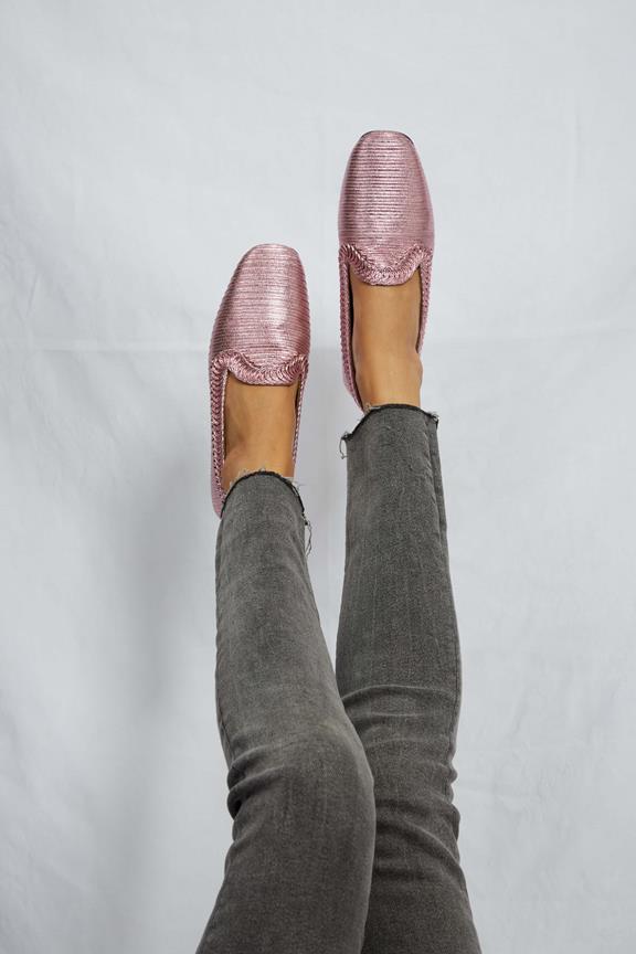 Loafers Ny Pink Metallic 2