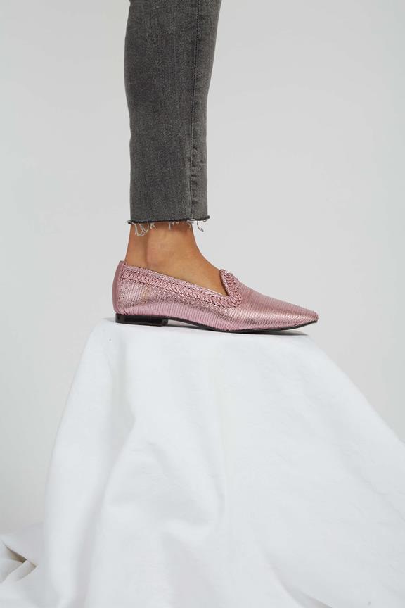 Loafers Ny Pink Metallic 3